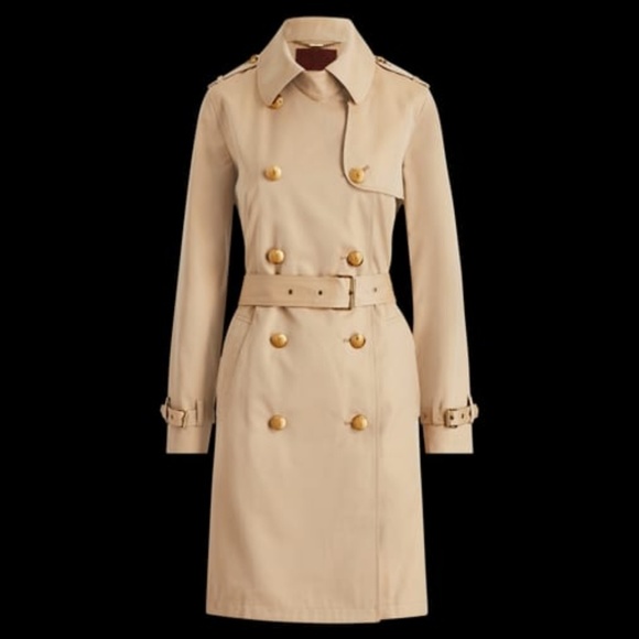 Cotton-Blend Trench Coat